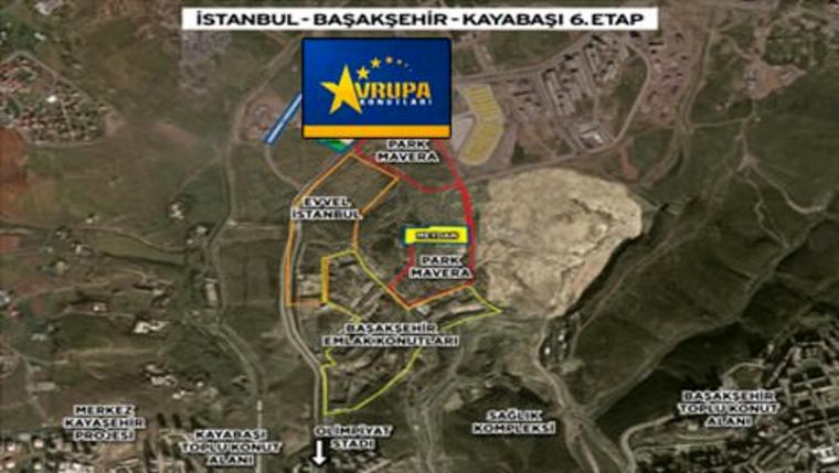 Avrupa Konutları Başakşehir projesinin alanı