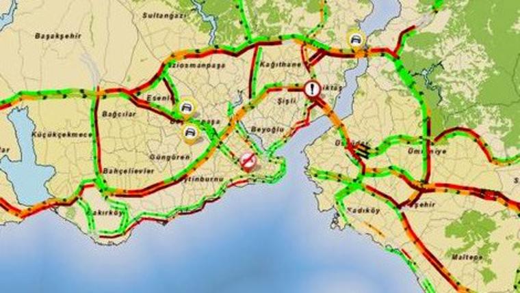 trafik yoğunluğu