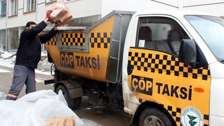 çevre kirliliğine karşı uygulanan çöp taksi