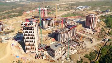 Gebze Emlak Konutları'nın Ekim 2017 havadan görüntüleri